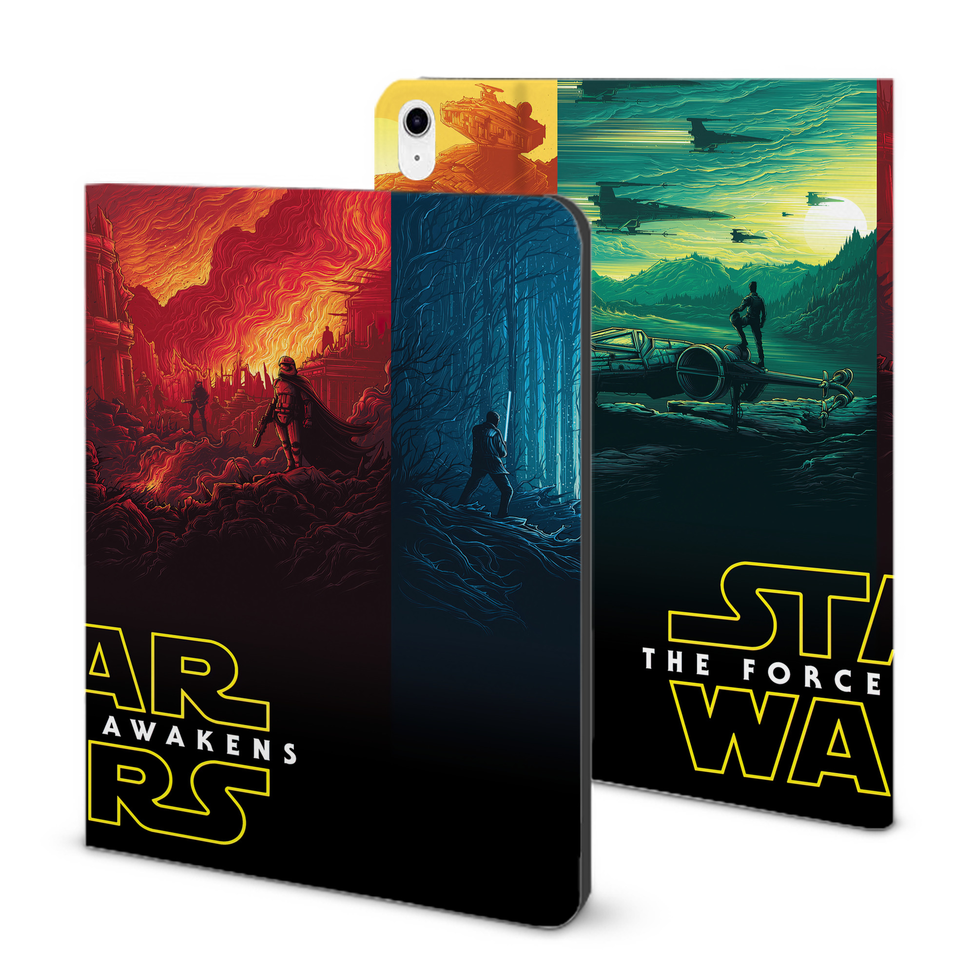 （画像用） スター・ウォーズ Star Wars IPad ケース ブック型 PUレザー TPU 耐衝撃 軽量 薄型 ペン収納なし 全面保護 IPad 各モデル対応